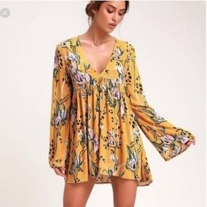 Free People Bella Floral Mini Dress/Tunic